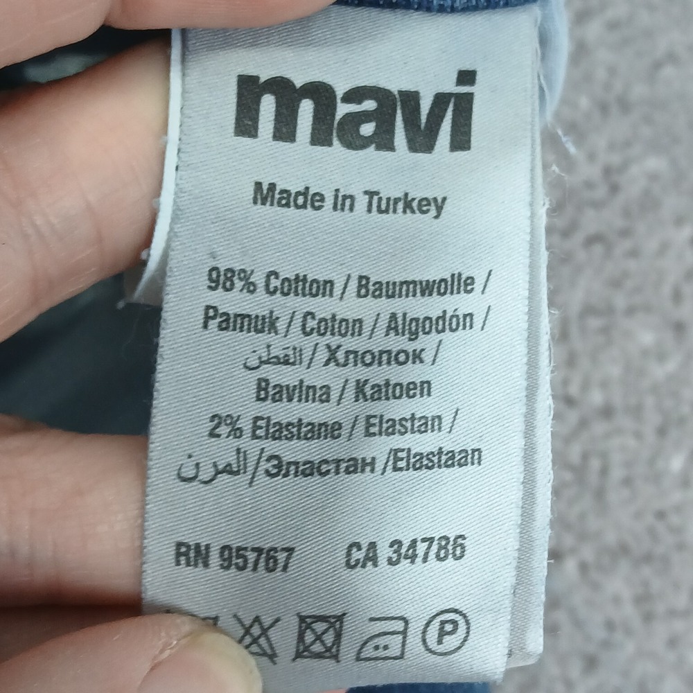 Mavi Jeans Co. Jeans Womens 33x32 Mid Rise Skinny Emma Jeans Blue - Picture 5 of 11